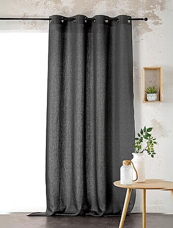 Rideau Voilage uni 100% lin