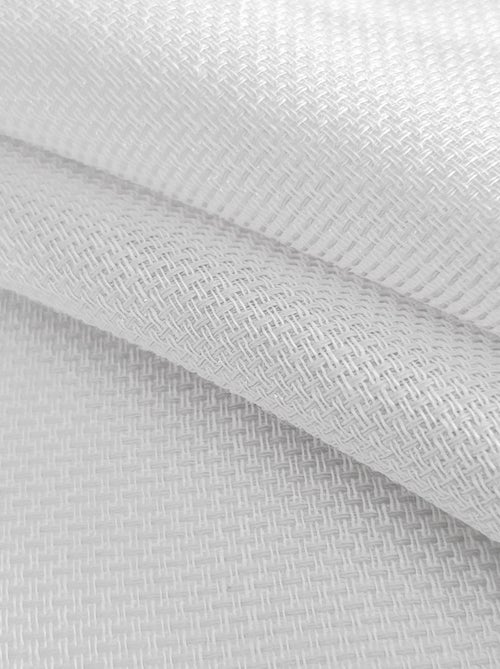 Rideau Voilage Uni 100% recyclé - prêt à poser. - Kiabi