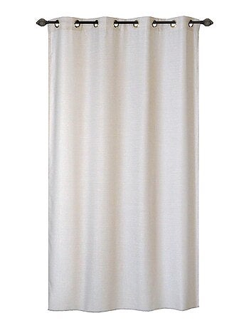 Rideau Voilage Uni 100% recyclé - prêt à poser.