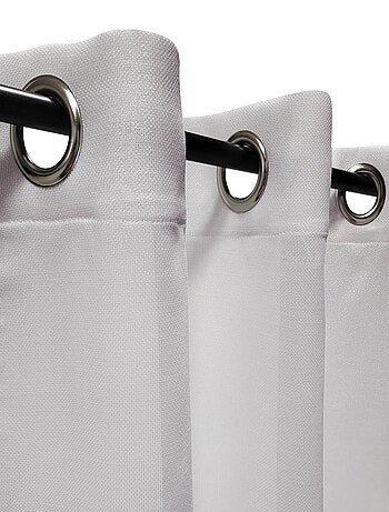 Rideau Voilage Uni 100% recyclé - prêt à poser.