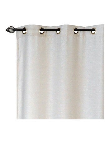 Rideau Voilage Uni 100% recyclé - prêt à poser.