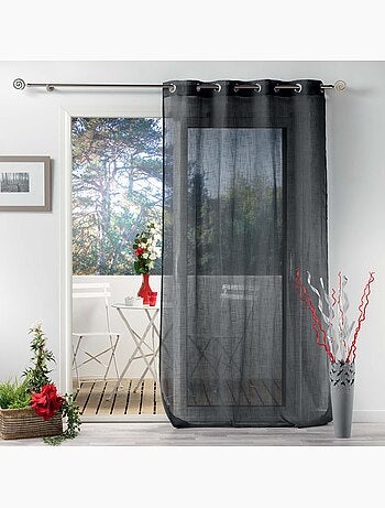 Rideau Voile effet lin Zazy