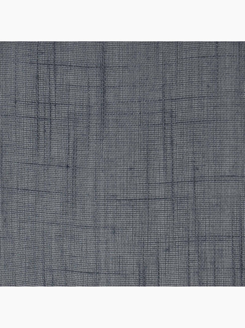 Rideau Voile effet lin Zazy gris anthracite - Kiabi