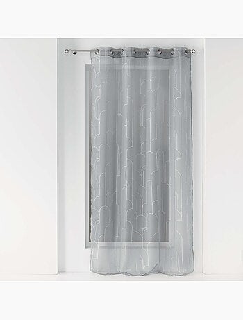 Rideau voile metallise Domea