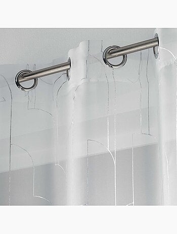 Rideau voile metallise Domea