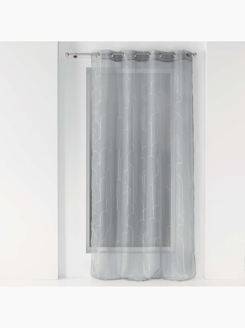 Rideau voile metallise Domea - Kiabi