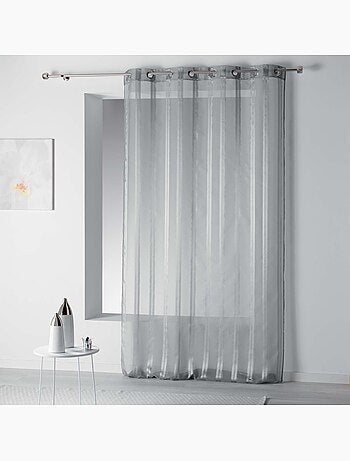 Rideau voile rayures Collection Bandas Jacquard