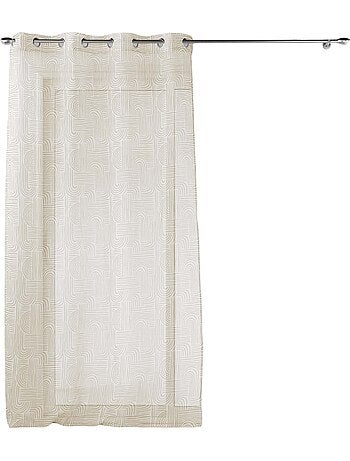 Rideau voile sable Collection Pandore