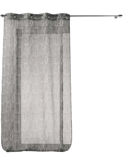 Rideau voile sable Collection Pandore - Kiabi Rideau voile sable Collection Pandore - Kiabi