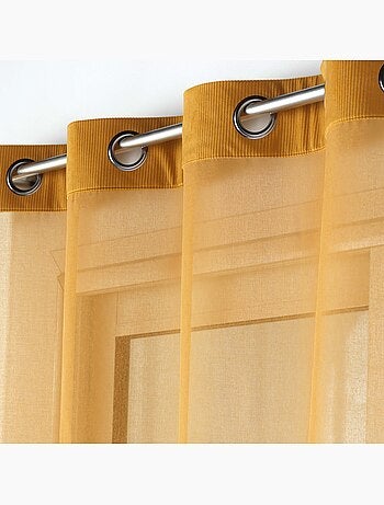 Rideau voile sable Cottele