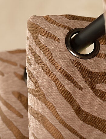 Rideau zèbre tissu chenille