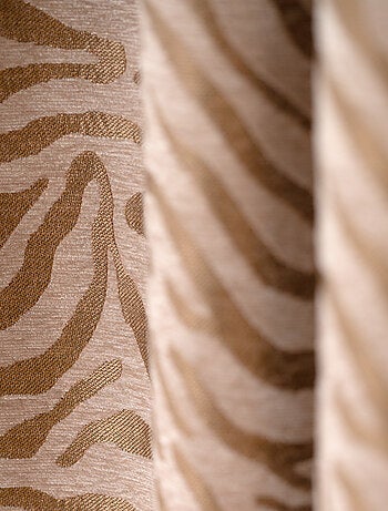 Rideau zèbre tissu chenille