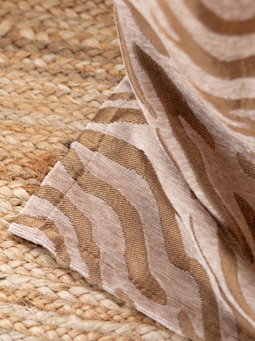 Rideau zèbre tissu chenille - Kiabi