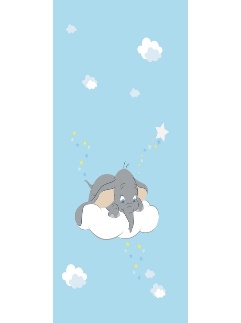 Rideaux - Disney Dumbo - 2 pièces 90 cm x 160 cm Multicolore - Kiabi