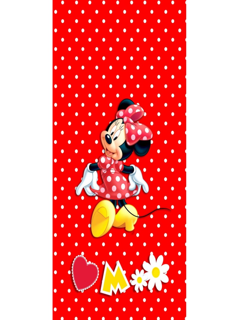 Rideaux - Disney Minnie Mouse - 2 pièces 90 cm x 160 cm Multicolore - Kiabi