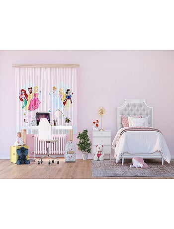 Rideaux - Princesses Disney - modèle dessin - 2 pièces 90cmx160cm