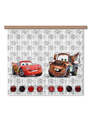 Rideaux Cars Flash Mcqueen et Martin Disney - Light : 180X160 cm