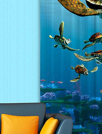 Rideaux Crush Le Monde de Némo Disney-Voilage : 140x245 cm