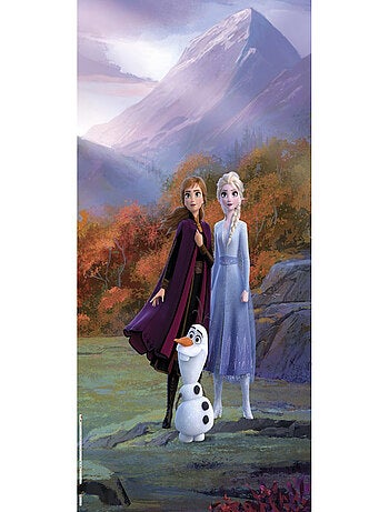 Rideaux Disney La Reine des Neiges 2 - modèle dans la forêt - 2 pièces 90x160