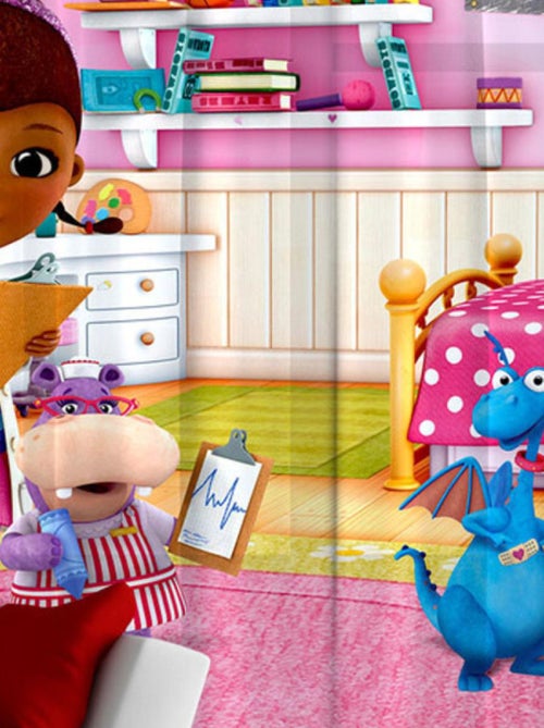 Rideaux Docteur la Peluche Consultation Disney-Standard : 280x245 cm - Kiabi