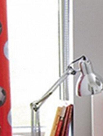 Rideaux doublés de Football - Rouge - 168 cm x 183 cm