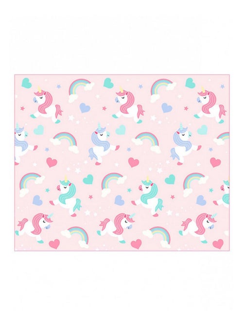 Rideaux doublés de Licornes - 168 cm x 137 cm - Kiabi