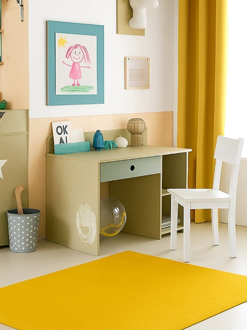Rideaux en Gaze de Coton Bio Honey - Kiabi