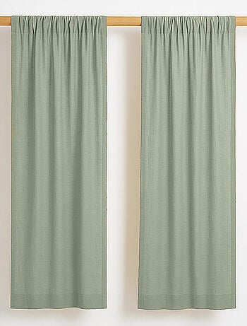 Rideaux en Gaze de Coton Bio Vert
