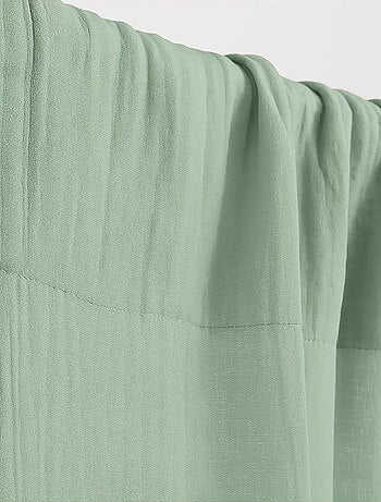 Rideaux en Gaze de Coton Bio Vert