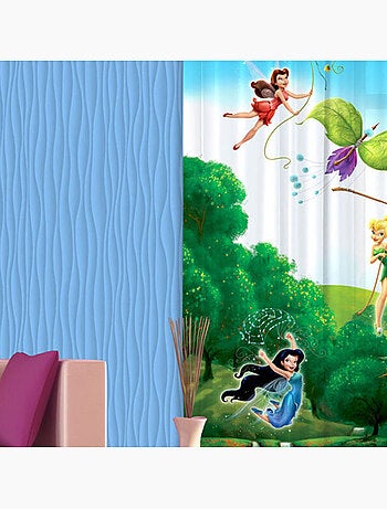 Rideaux Fée Clochette Arc-en-ciel Disney-Occultant : 140x245 cm