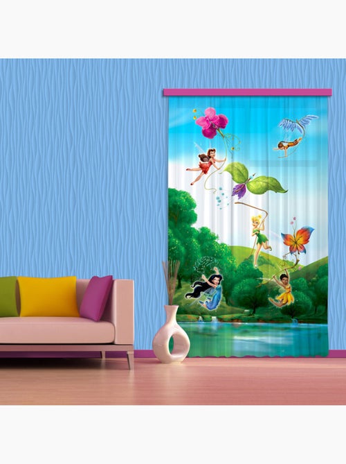 Rideaux Fée Clochette Arc-en-ciel Disney-Occultant : 140x245 cm - Kiabi