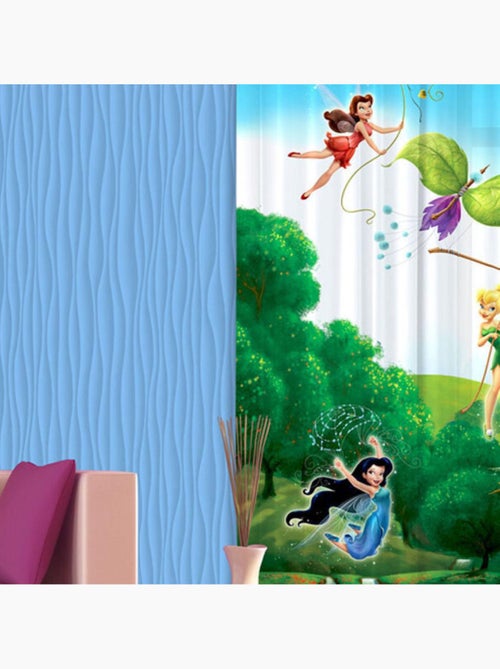 Rideaux Fée Clochette Arc-en-ciel Disney-Occultant : 140x245 cm - Kiabi