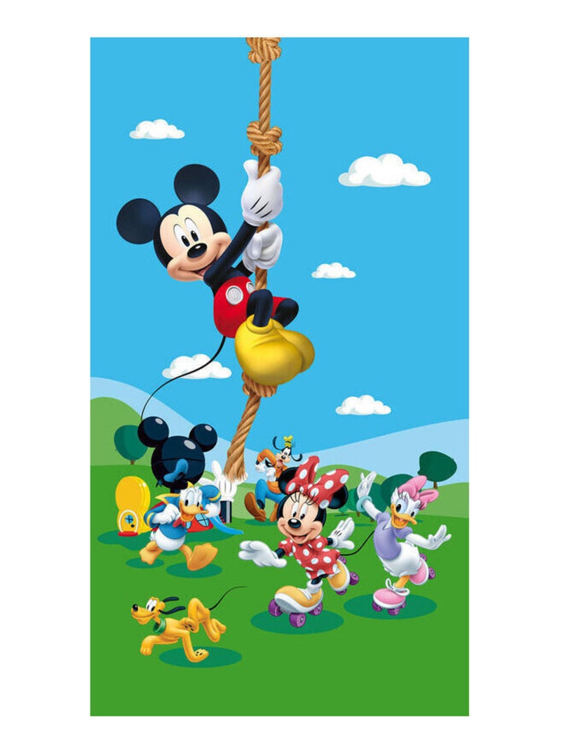 Rideaux La Maison de Mickey et ses amis Disney-Voilage : 140x245 cm Multicolore - Kiabi