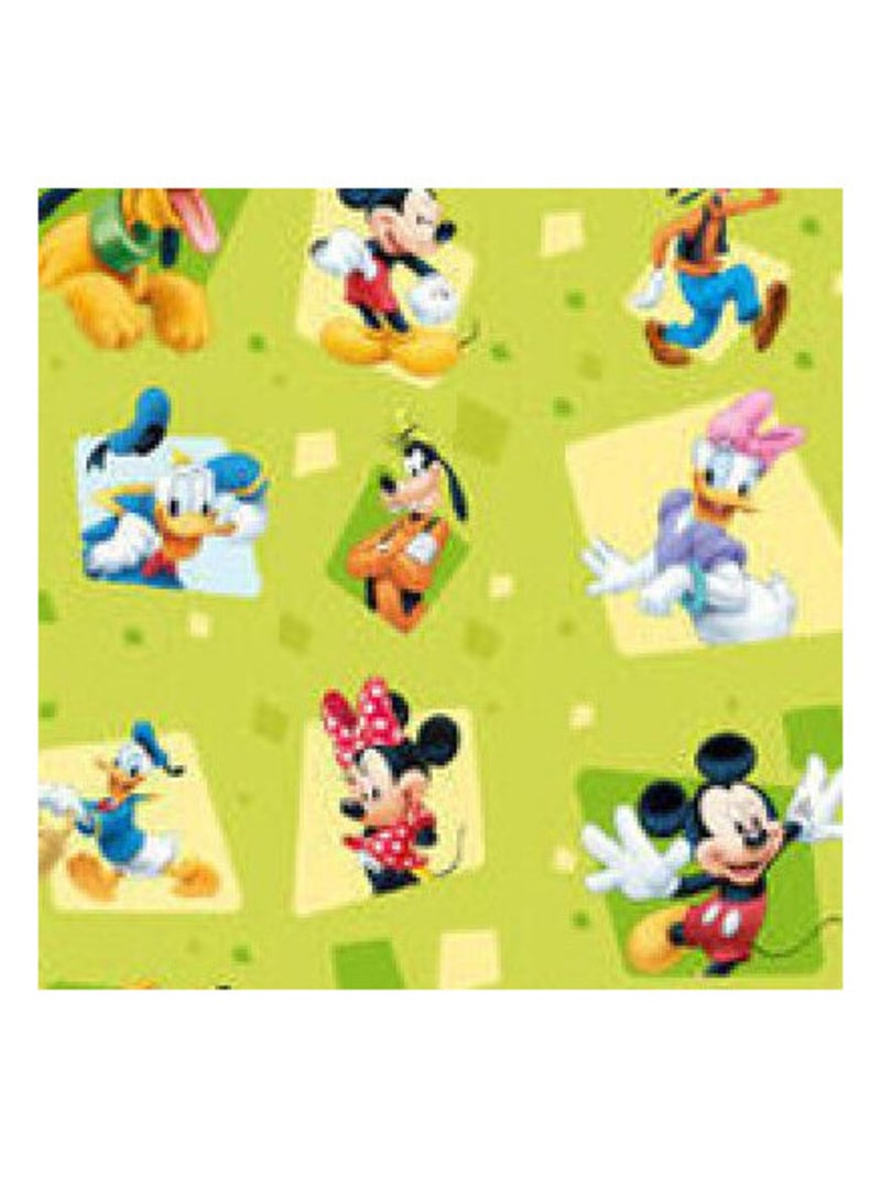 Rideaux Mickey et tous ses amis Disney-Voilage : 180x160 cm Multicolore - Kiabi
