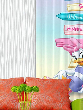 Rideaux Minnie & Daisy Disney-Voilage : 140x245 cm