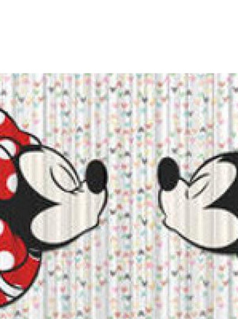 Rideaux Minnie & Mickey Disney-Voilage : 180x160 cm Multicolore - Kiabi