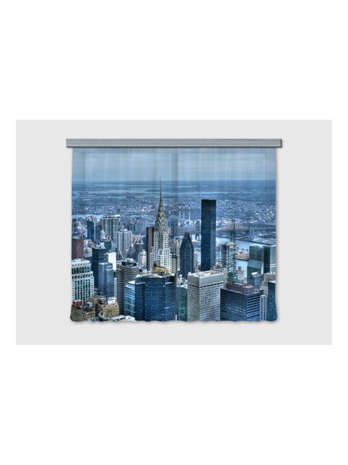 Rideaux motifs New York City Chrysler Building 180x160 cm, 2 pièces - Kiabi Rideaux motifs New York City Chrysler Building 180x160 cm, 2 pièces - Kiabi