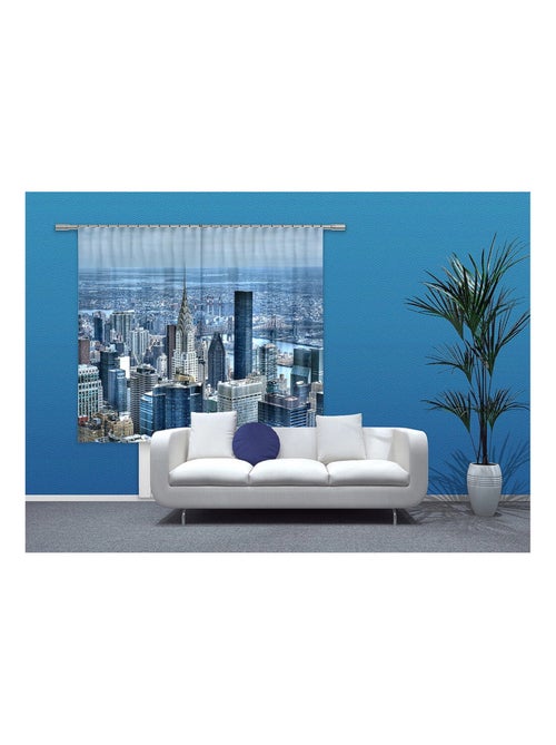 Rideaux motifs New York City Chrysler Building 180x160 cm, 2 pièces - Kiabi Rideaux motifs New York City Chrysler Building 180x160 cm, 2 pièces - Kiabi