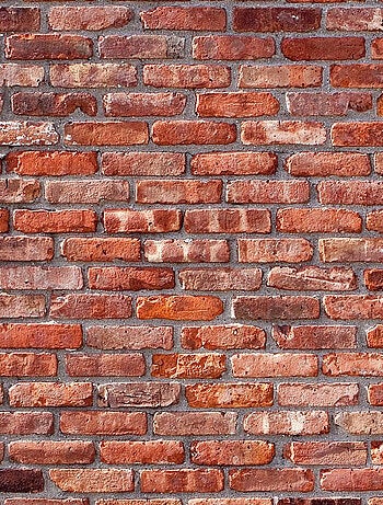 Rideaux mur de briques - 2 pièces - L180 cm x H 160cm