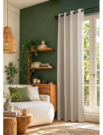 Rideaux occultant & obscurcissant - coton pur - 100% polyester