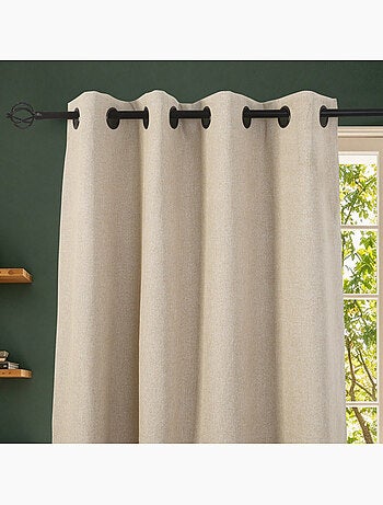 Rideaux occultant & obscurcissant - coton pur - 100% polyester