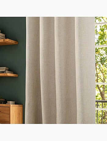 Rideaux occultant & obscurcissant - coton pur - 100% polyester