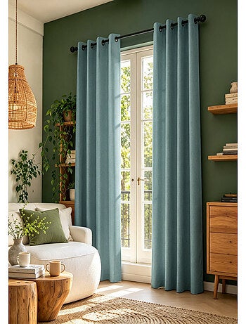 Rideaux occultant & obscurcissant - coton pur - 100% polyester