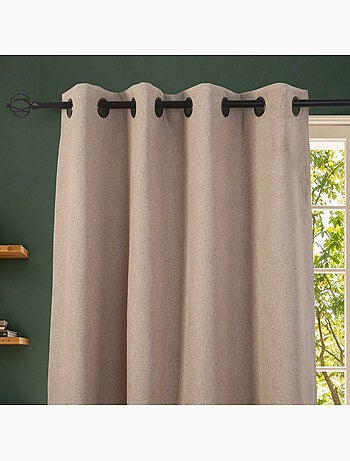 Rideaux occultant & obscurcissant - coton pur - 100% polyester