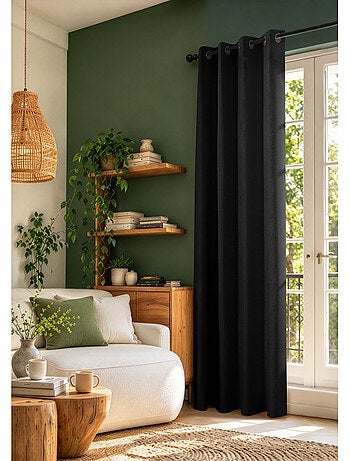 Rideaux occultant & obscurcissant - coton pur - 100% polyester