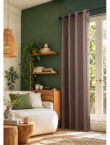 Rideaux occultant & obscurcissant - coton pur - 100% polyester