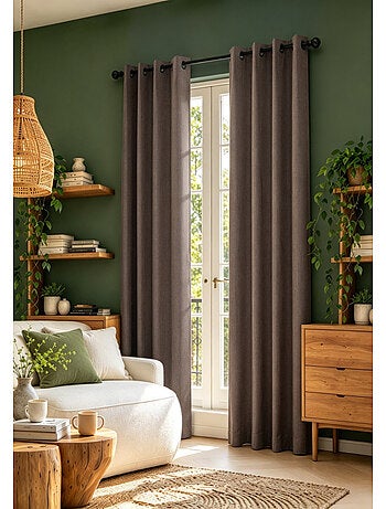 Rideaux occultant & obscurcissant - coton pur - 100% polyester