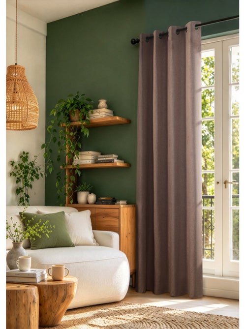 Rideaux occultant & obscurcissant - coton pur - 100% polyester - Kiabi Rideaux occultant & obscurcissant - coton pur - 100% polyester - Kiabi
