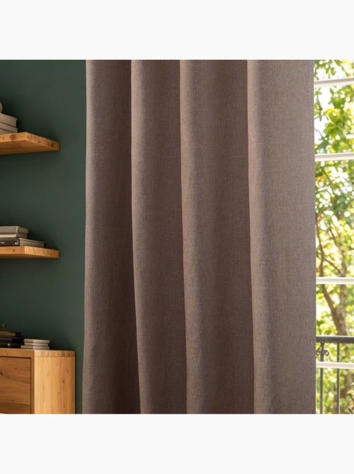 Rideaux occultant & obscurcissant - coton pur - 100% polyester - Kiabi Rideaux occultant & obscurcissant - coton pur - 100% polyester - Kiabi