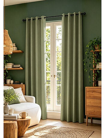 Rideaux occultant & obscurcissant - coton pur - 100% polyester